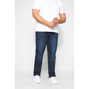 Plus Size Straight Regular Fit Man Jean Blue Color Plus Size Breathable Jeans for Men's Breathable OEM Custom Fashion 2026