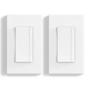 ELEGRP Dimmer Switch For Dimmable LED, ETL Listed LEDPro Multi-Location Master Dimmer Light Switch With Wall Plate