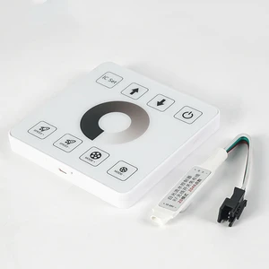 LED Strip Dimmer with Panel Remote Ws2811 Digital Pixel Qty 3200 Dimmable Running Water Flowing Led Strip Light Controller