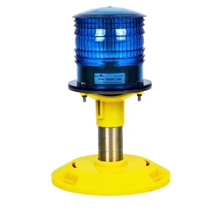 Vertical Boundary Lamp Mounted Ground Pillar Taxiway Side Warning Airport Boundary Light Obstacle Indicator Lights