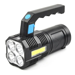 Perfect Lantern ABS Long Range Power USB Rechargeable Tactical Led Torch Flashlight