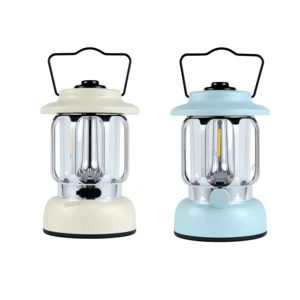 Wason Retro Rechargeable Camping Light Dimmable Warm White And Daylight Modes Emergency Lantern Portable Atmosphere Lights