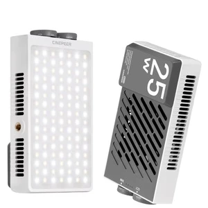 ZHIYUN CINEPEER CM25 25W Led Video Light With Soft Diffuser 2000mAhX2 2700-6200K Fill Panel Lamp Camera Light for Youtube