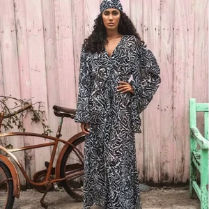 Ladies Printed Beach Cover Up with Elevated Finish Womens Resort Wear Cover-Up in Contemporary Prints Ladies