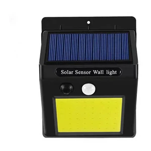 Drop Shipping Security Lights Lamp IP65 Waterproof Solar Powered Wall Lighting Backyard Garden Fence Solar Sensor Wall Light