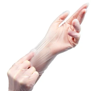 Safety Glove Clean Disposable Clear Vinyl Gloves