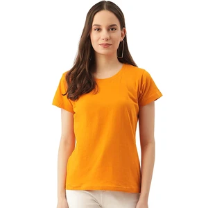 Hot Sale Cheap Price Women's Solid Plus Size T Shirts Custom Logo Design Summer Jersey Breathable Regular Fit O Neck 100% Cotton
