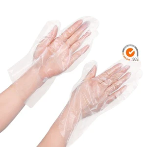 HDPE Disposable Gloves Heavy Thickness Industrial Cleaning Safety Gloves