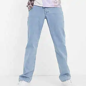 Stylish Men's Cotton Denim Jeans High Quality Slim Fit Vintage Boot Cut Medium Wash Summer Woven OEM ODM Wholesale