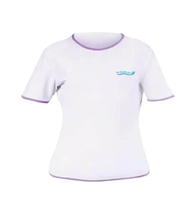 Breathable Women's UV Protection Jacket Slim Fit Quick Dry Lightweight Short Sleeve Rash Guard Custom