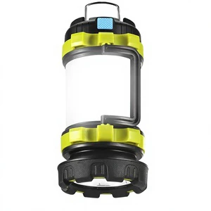 2 Pack LED Camping Lantern Flashlight Rechargeable 6 Light Modes 3600mAh Power Bank IPX4 Waterproof USB-C Hurricane/Emergency