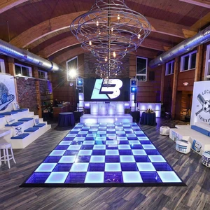Seamless Interactive Led Dance Floor Magnetic Waterproof Mobile IP68 Luxury Cube Dancer Ready Noncar Technology