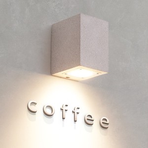 Designers Creative Rectangle Cement Terrazzo Lamps Nordic Simple Modern Bedroom Bedside Minimalist Decorative Wall Lamp