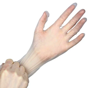 Disposable Safe Hands PVC Gloves for Restaurant