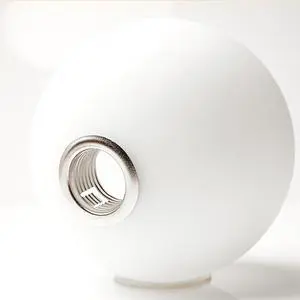 G9 E14 E27 Milk White Acid Washed Ball Frosted Pendant Lamp Glass Shade Modern/Asian/European Industrial For Lighting Covers