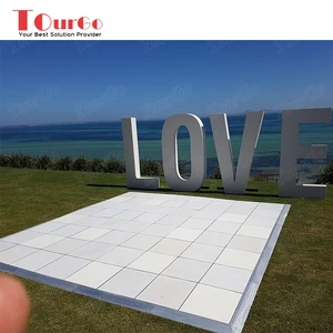 Tourgo Outdoor Wedding Using Portable PVC Dance Floor for Sale