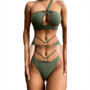 2026 Women's High Quality High Waist Sexy Swimsuit Two Piece Polyester/Cotton Beachwear Cheap Big Sale Random Shipments