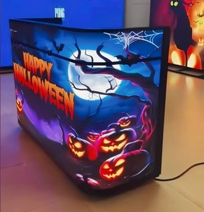Dj Led Screen Curved LED DJ Booth For Mobile Live Shows & Indoor Events DJ Performances