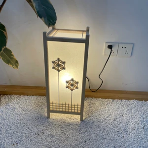 Japanese Style Hinoki Wooden lamp By Hand