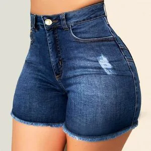 Wholesale 2024 Custom Women Plus Size Streetwear Cotton Shorts Fashion Women's Shorts Work Half Pants Loose Denim Jean Shorts