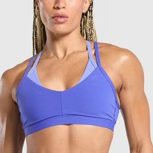 NEW cotton Sports Bra for Women Soft Skinny Ladies Lingerie Yoga Gym Elasticity custom logo Sports Bra for women