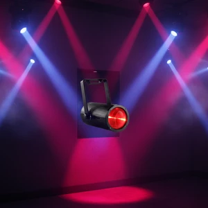 60W RGBW 4100K Neutral White LED Stage Light Manual Zoom DMX512 Control IP20 Aluminum+Plastic AC 85-265V for Stage Wedding