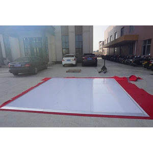 Wooden Dance Floor Portable 4x4 Glossy White Dance Floor White Portable Dance Floor