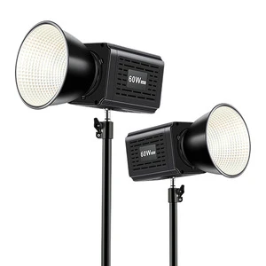 Rechargeable Camera Video Studio Photographic Lighting Led Lighting with 2.1M Tripod Stand for Professional Photography