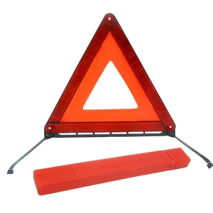 Hot Sale Foldable Safety Triangle Reflective Emergency Tools with Box for Roadside Warnings