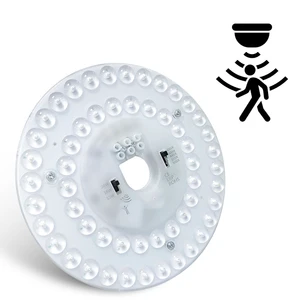 LED Induction Ceiling Light Module 24W Light Source Dip Switch 5CCT Radar Motion Sensor AC220v Led Module