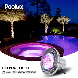 Poolux 2023 LED Pool Light Bulb AC 120V RGB Color Changing Replacement Bulb for Pentair With Remote Control