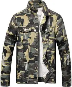 Best Selling Men's High Premium Quality 100% Cotton Jeans Jacket New Design Stand Washed Technique Casual for Autumn Made