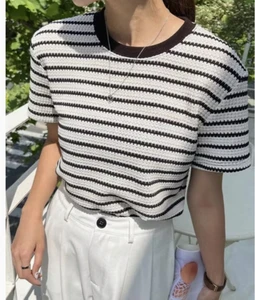 Women Basic Short Sleeve O Neck Top Casual Everyday Fashion Wear