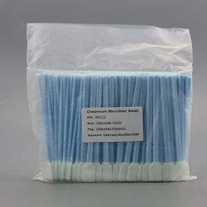 China Factory Wholesale Electronic Components Cleaning Kit for Circuit Board Disposable Cleanroom Microfiber Cleaning Swabs