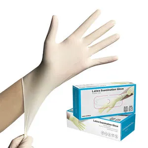 Wholesale High Quality Powder Free Safety Latex Gloves Disposable for Dental Household Surgical Examinations