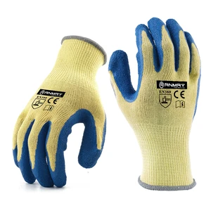 Fire-proof Heat-Resistant Anti-Cut Level 5 Construction Aramid Fiber EN388 Cut-Resistant OEM Safety Hand Cut Gloves