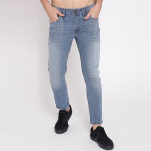 High Quality Custom Washed Denim Jeans Men's Casual Straight Embroidered Classic Slim Fit Hip Hop Pants Vintage Trousers
