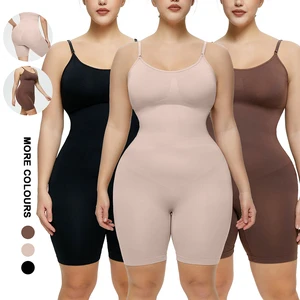 Plus Size Wholesaling Women's Seamless Shapewear Full Body Tummy Control Butt Lifting Casual Life Bodysuit Everyday Wear