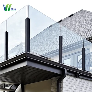 Outdoor Balcony Glass Balustrades Handrails And Fence Panels Made Of Laminated Safety Glass From Glass Factory