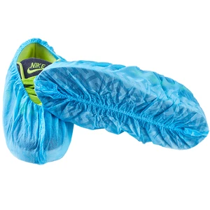 100-Pack Anti-Skid Non-Woven Disposable Shoe Cover Non-Slip Safety Boot & Shoe Covers Fits Most Shoes