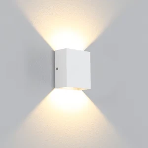 Home Hotel Background Decorative Lighting Fixture 220V Highlight Square Shape Wall Mounted LED Lamp Modern Living Room Wholesale