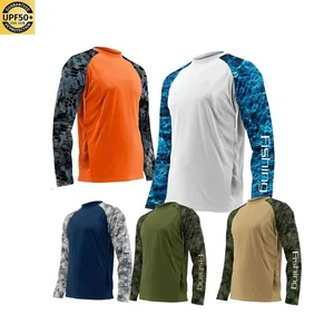 Custom Sublimation Breathable Ice Cool Lightweight Anti-uv Fishing Shirts Sun Shirts Upf 50 Long Sleeve Performance Fishing Wear