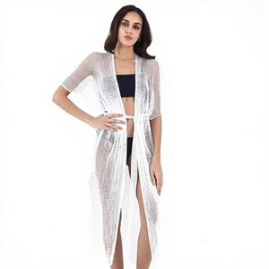 Sexy Anti-UV 100% Polyester Kimono Swimsuit Cover Ups/Beach Bikini Cover up for Summer Vacation