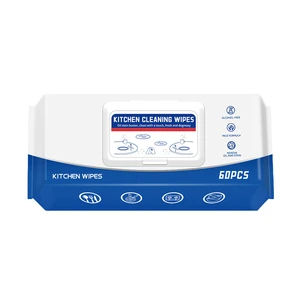 Kitchen Cleaning Wipes Wet Tissue Nonwoven Disposable Kitchen Wipes Remove Oil and Grease