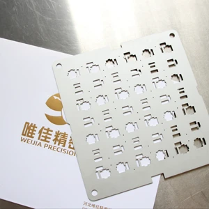 Laser Cut Shadow Mask Custom Precision Metal Mask With Micro Aperture High Accuracy Laser Fabrication Service