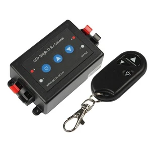 DC12-24V Single Channel LED Dimmer with Remote Control Efficient for Varying Lighting Needs
