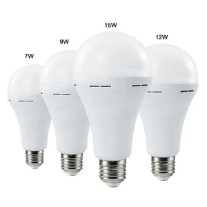 Home Emergency Lamp Suitable Outage Hiking Camping Emergency Light Bulb E27 B22 7W 9W 12W 15W Charging Light Led Emergency Light