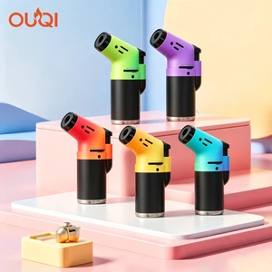 Luxury Portable BBQ Camping Windproof Single Jet Flame Torch Lighter For Cigar
