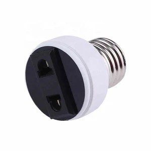 Plug High Quality Connector Accessories Bulb Holder Fixture Base Screw Adapter White Socket