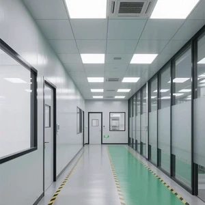 SHARBON New One Step Clean Room Solutions Industrial Laboratory Use GMP Dust-Free Modular Fire Resistant HEPA Filter 1 Year